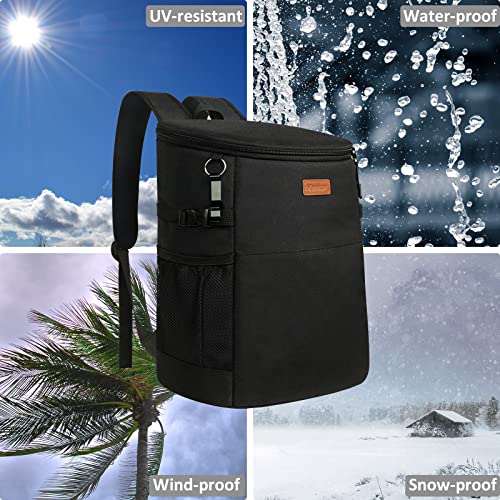 Vankor cooler backpack top lid and zipper design