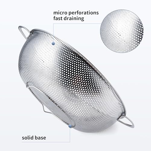 Top view showing mesh drainage holes