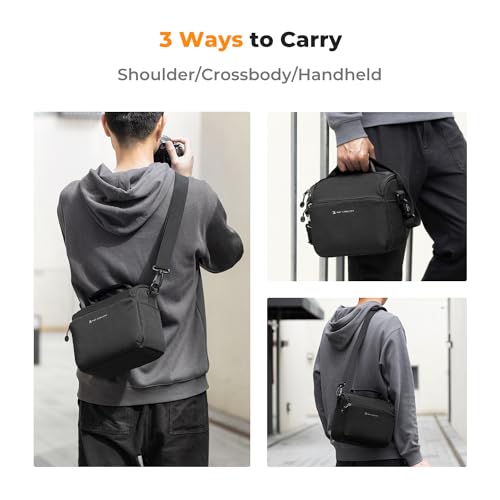 Back view of K&F CONCEPT camera case