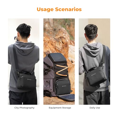 Detailed view of K&F CONCEPT bag material