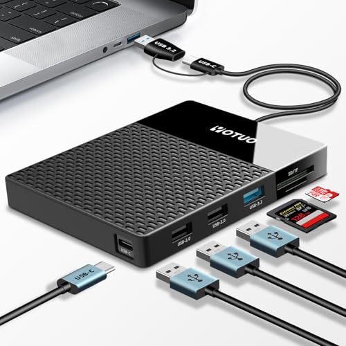 YOTUO 1TB External Hard Drive 7-in-1 Hub