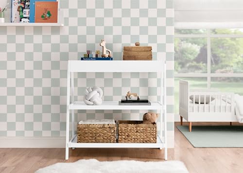 Storage shelf detail on Scout changing table