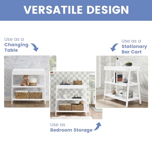 Delta Children changing table assembled frame