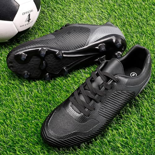 DREAM PAIRS synthetic leather upper cleats