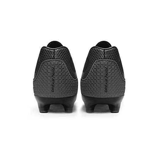 DREAM PAIRS Men's Soccer Shoes Black Grey