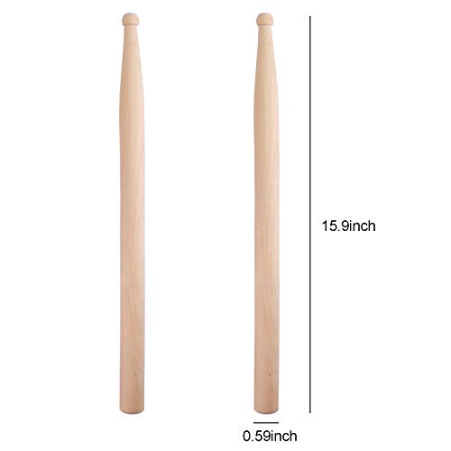 Close up of Suwimut 5A drum stick oval tip