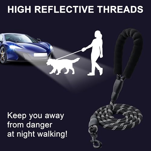 Reflective threads on BOOMIBOO pet leash