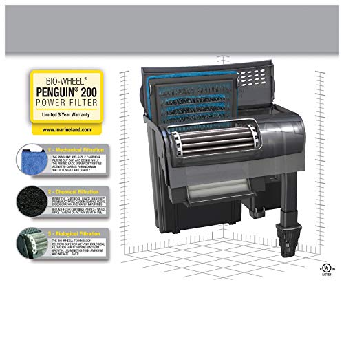 Marineland Penguin 200 power filter internal filtration system