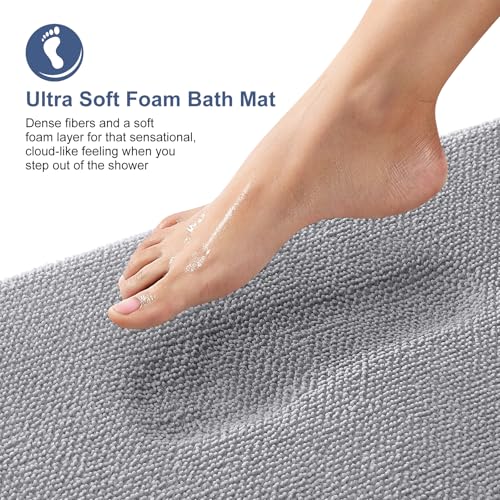 Close up texture of OLANLY memory foam bath mat