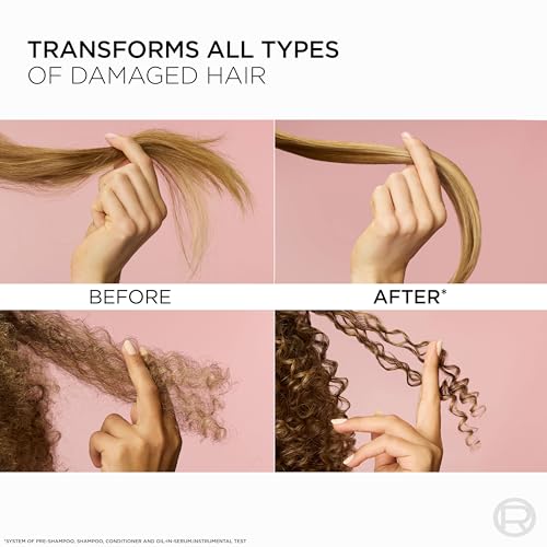 L'Oreal Paris EverPure Bond Repair+ Conditioner in peach color scheme
