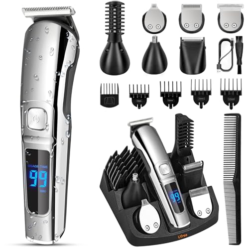 Ufree U-1176 silver beard trimmer kit