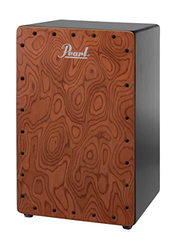 Pearl Primero Figured Cherry Cajon front view