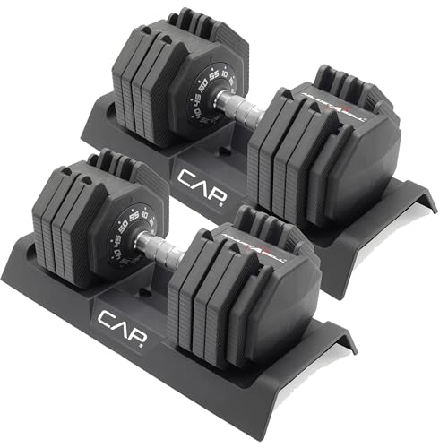 CAP ADJUSTABELL 55 lb adjustable dumbbell set