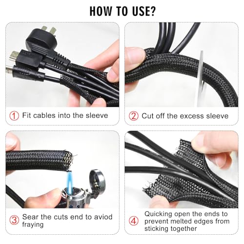 Moxita wire loom holding multiple cables together