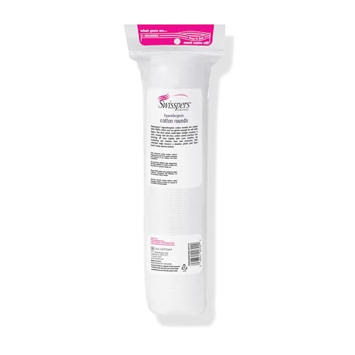 Resealable opening of Swisspers cotton round pack