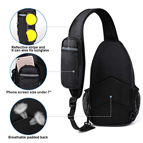 WATERFLY sling bag interior compartments