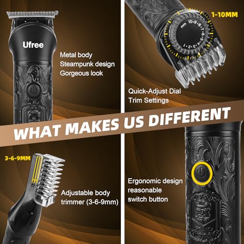 LCD display on Ufree electric shaver
