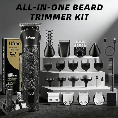 Ufree grooming kit with guide combs