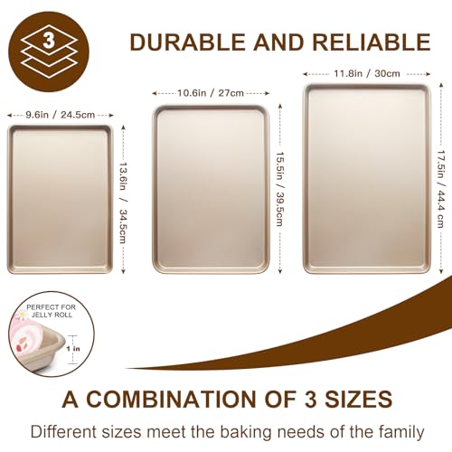 Deedro 9x13 inch baking sheet top view