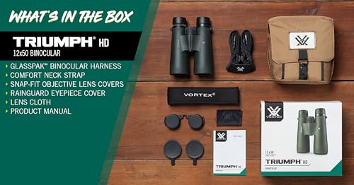Vortex Triumph HD binoculars rubberized grip detail