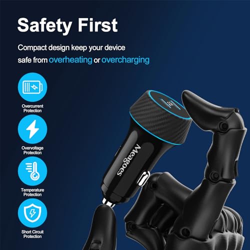 Fast charging cables included with Meagoes kit