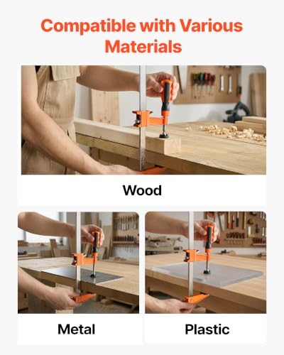 VEVOR F-clamp ergonomic handle design