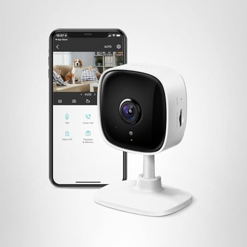 White Tapo C100 compact security camera