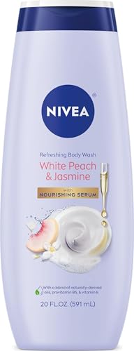 NIVEA White Peach and Jasmine Body Wash bottle