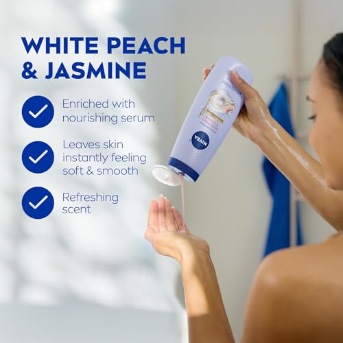 NIVEA body wash texture showcase