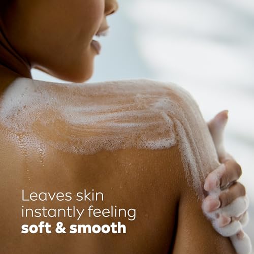 NIVEA body wash pour demonstration