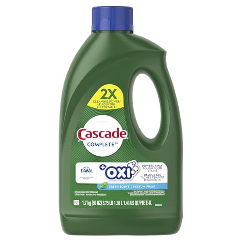 Cascade Complete +Oxi Gel Dishwashing Detergent 60 fl oz bottle