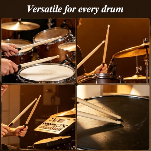 Anti-slip grip detail on DIDA drum sticks