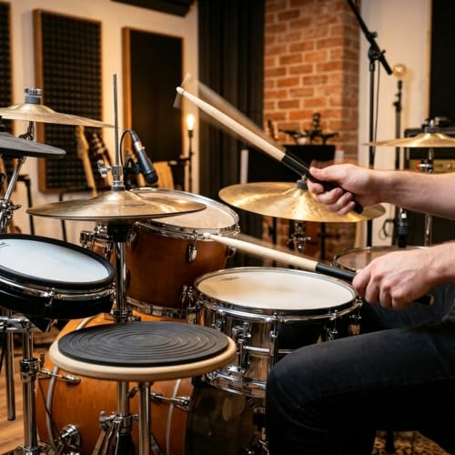 DIDA 5A drum sticks in classic wood finish