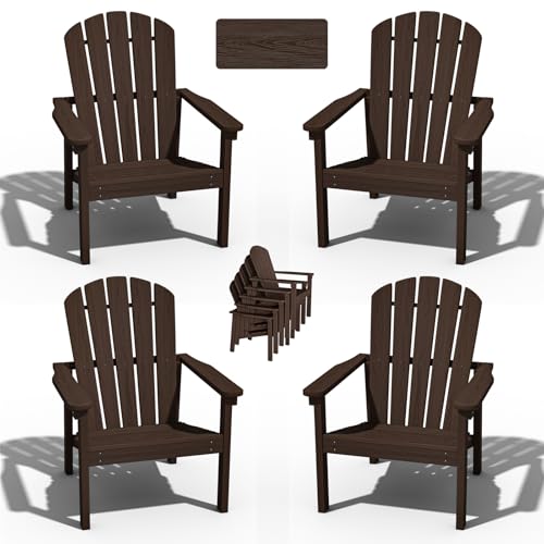 nevilywood Stackable Adirondack Chair set front view