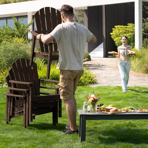 Stackable chair storage demonstration