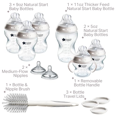 Assorted sizes of Natural Start bottles