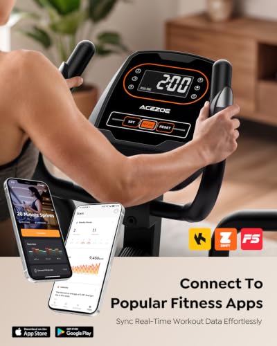 Acezoe E10 Elliptical Machine activating glutes and hamstrings