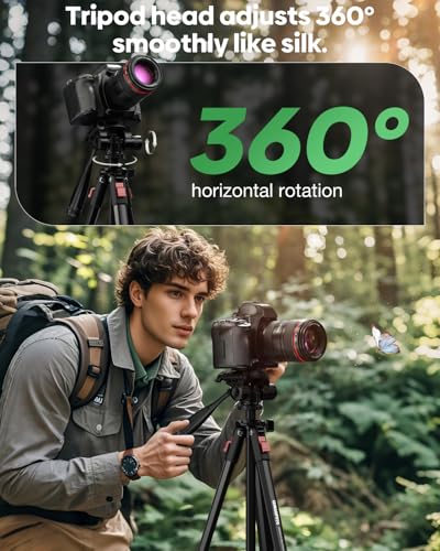 CAMBOFOTO tripod pan handle and head