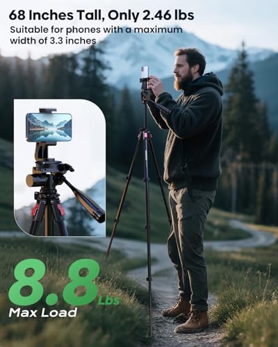 CAMBOFOTO tripod quick release plate and phone clamp