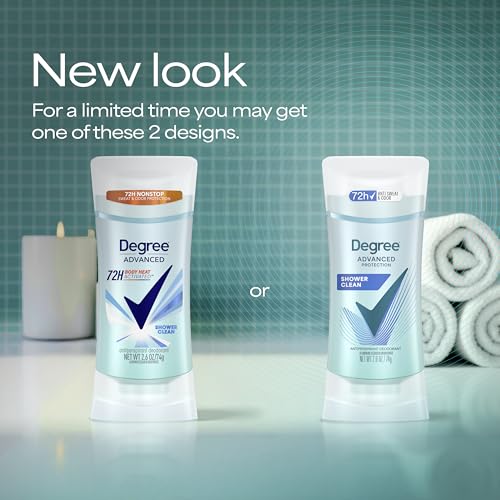 Shower Clean deodorant stick cap removed