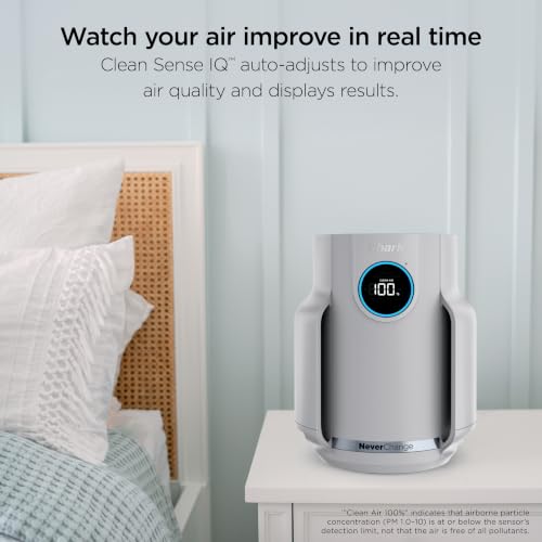 Shark NeverChange air purifier control panel and display