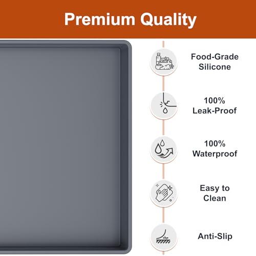 Gray waterproof floor mat