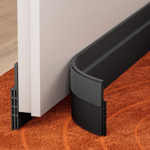 GroTheory 2 Pack Door Draft Stopper black set