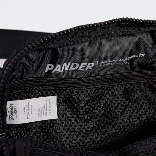 Pander crossbody bag wide zipper opening