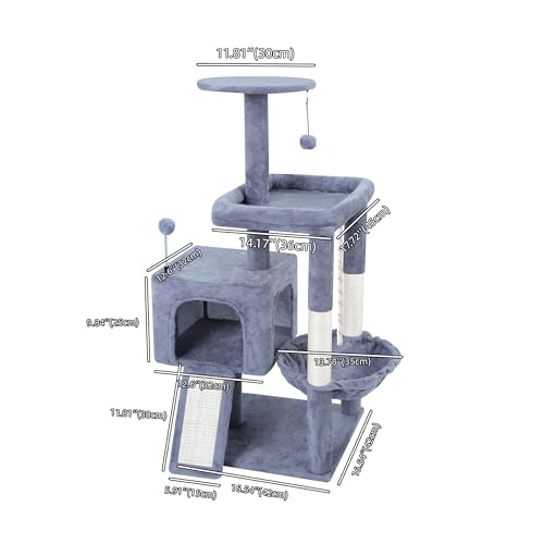 Full view of TWDEPART cat tree activity center