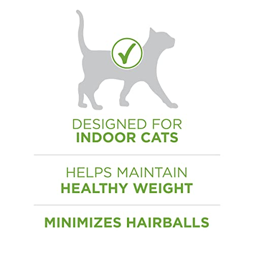 Back of Purina ONE indoor cat food bag