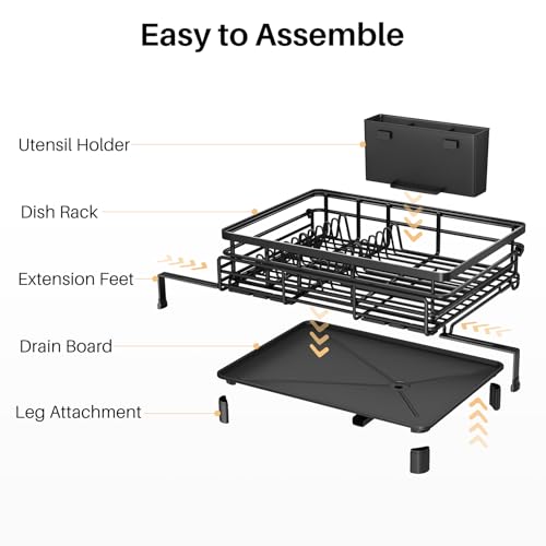 Angled drip tray for SNTD rack