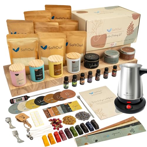 SoftOwl candle making kit box