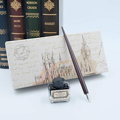 Black ink bottle included with hhhouu calligraphy set