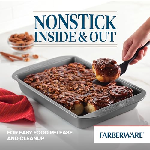 Nonstick bakeware base and model label